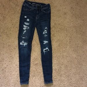 American Eagle Skinny jeans- size 0 long